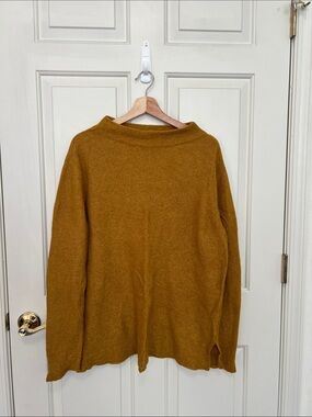 Old Navy Women's Mustard Cowl Neck Sweater